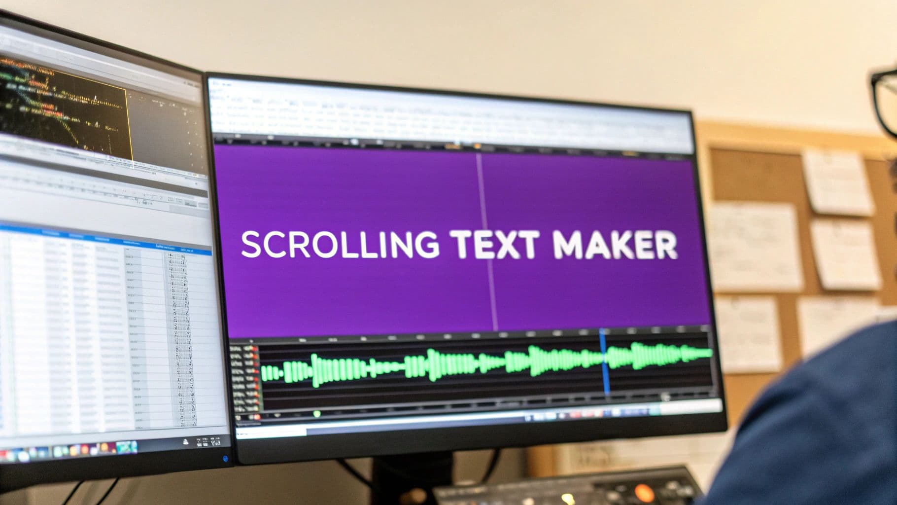 Scrolling Text Maker: Master the scrolling text maker for lyric videos