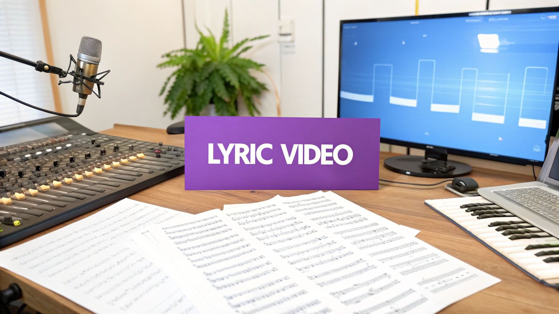 How to Create Engaging Music Video Lyrics from Start to Finish