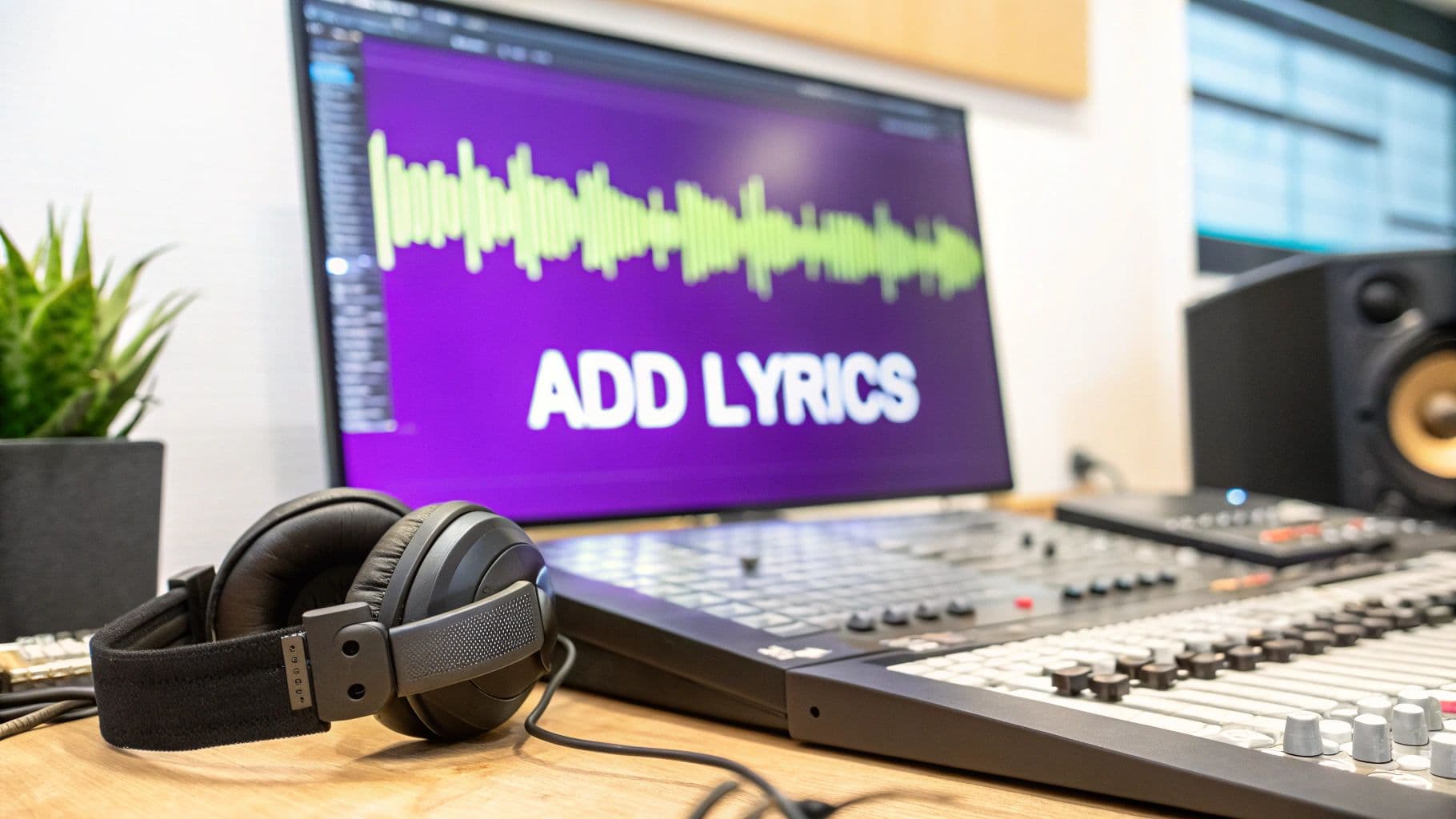 How to Add Lyrics to Songs A Creator's Guide to Lyric Videos