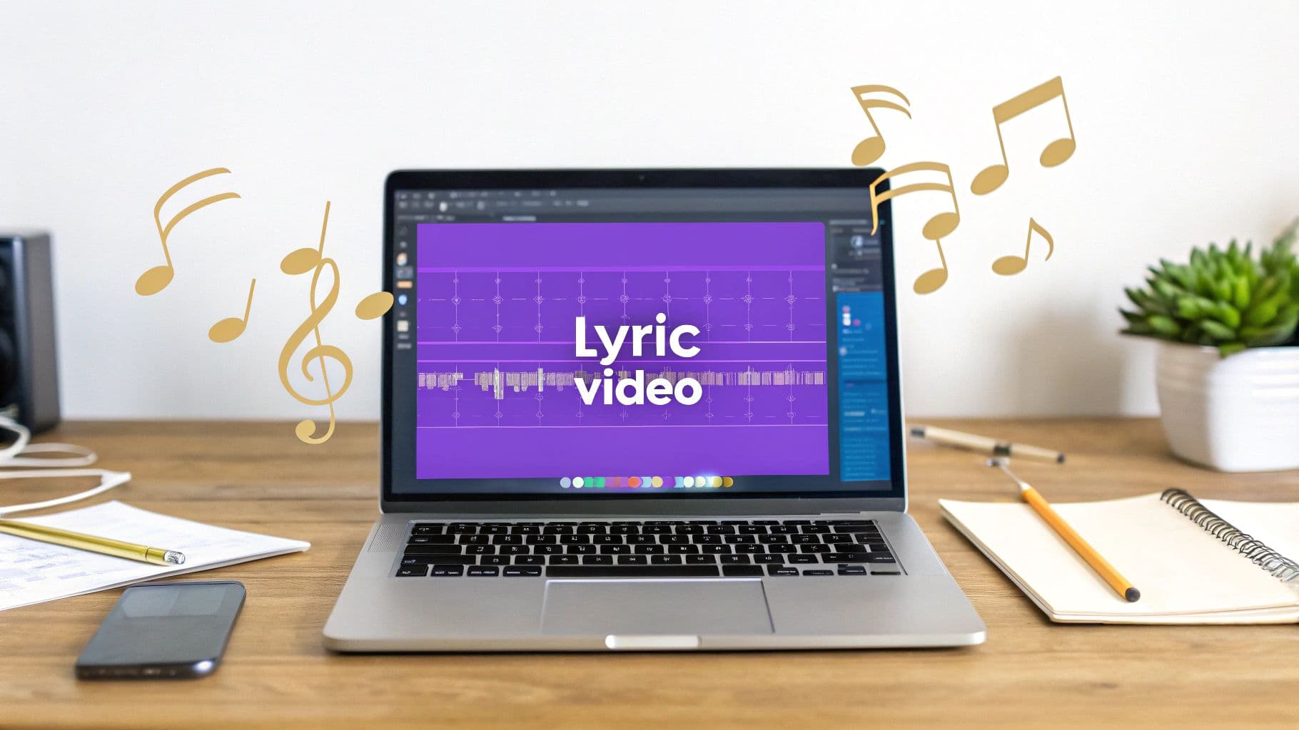 Create Lyric Video Online Easily | Start Now