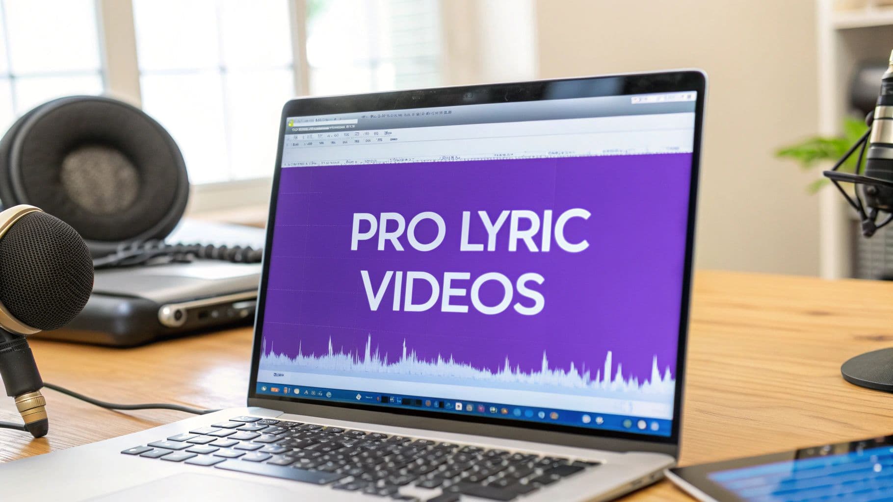 Create Pro Lyric Videos with free online lyric video maker