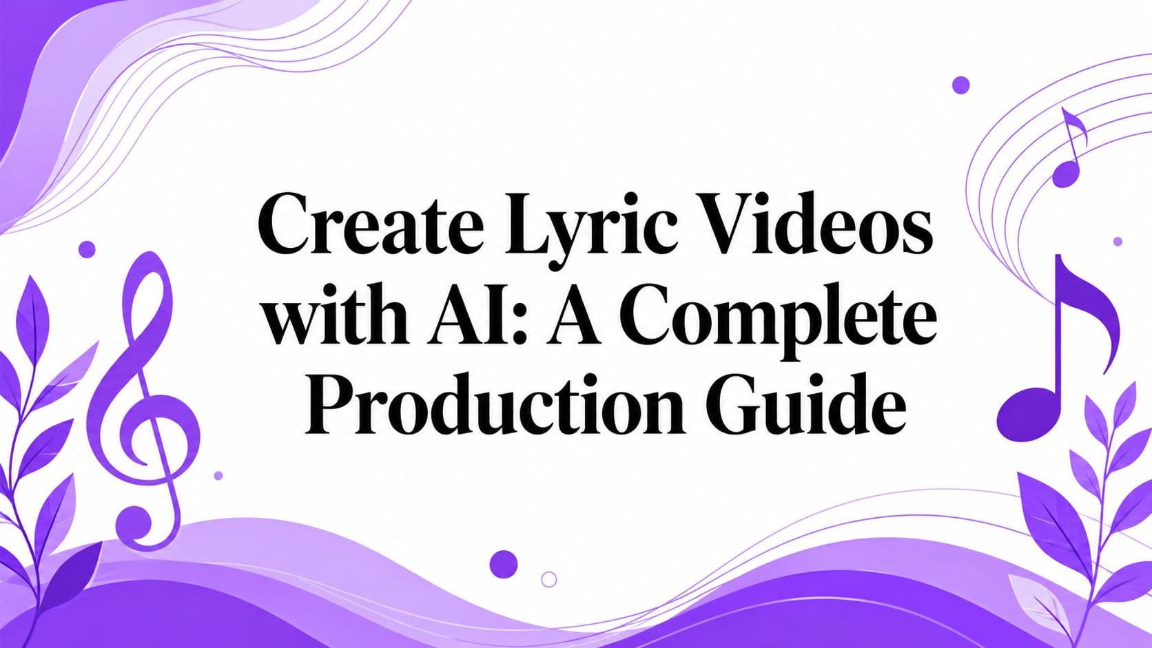 Create Lyric Videos with AI: A Complete Production Guide