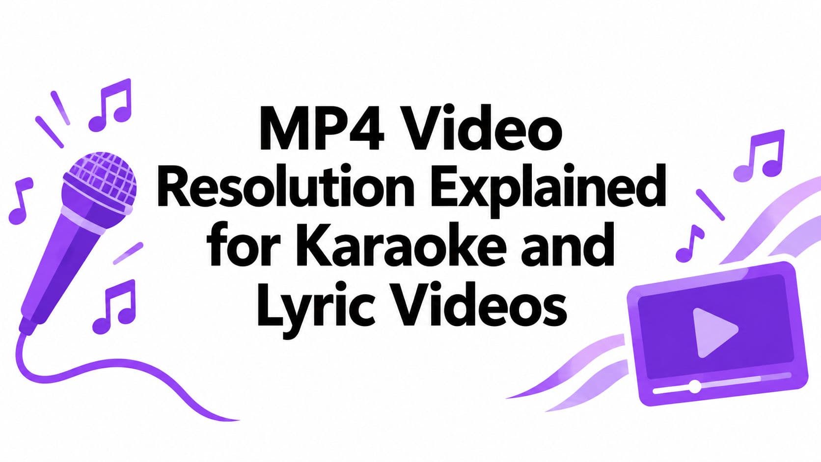 MP4 Video Resolution Explained for Karaoke and Lyric Videos