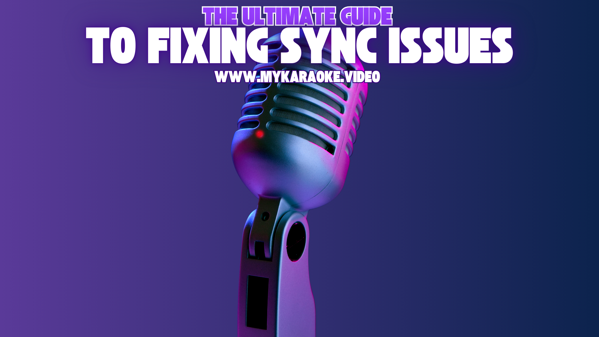 Perfect Timing: How to Fix Common Karaoke Sync Issues